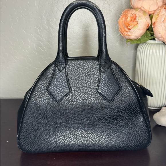 Vivienne Westwood Anglomania Vintage Handbag Black with Star Print Bow Handbag - Picture 2 of 11